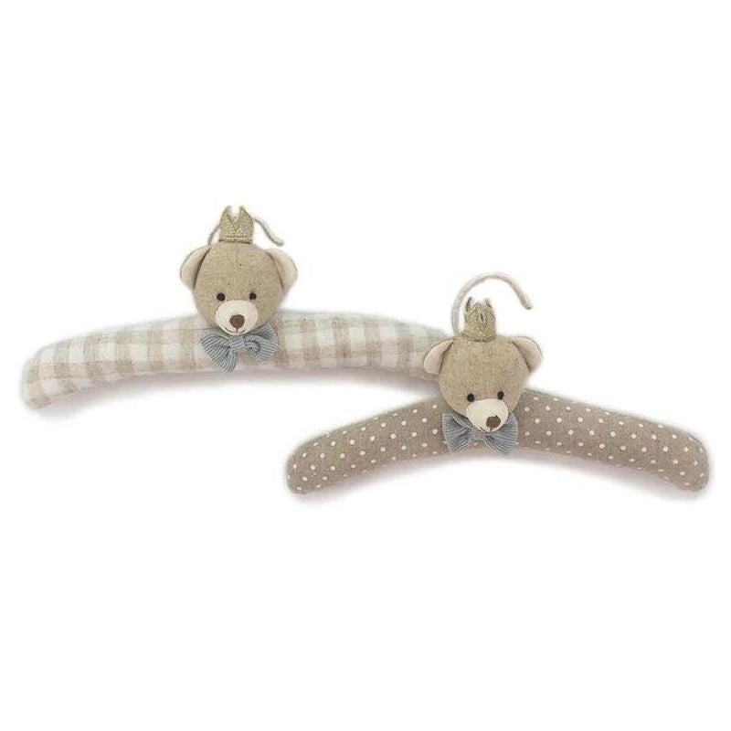 Bear Prince Padded Hangers – 2 Pack