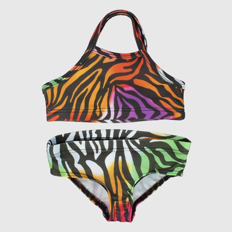 Colorful Tiger Skin Bikini