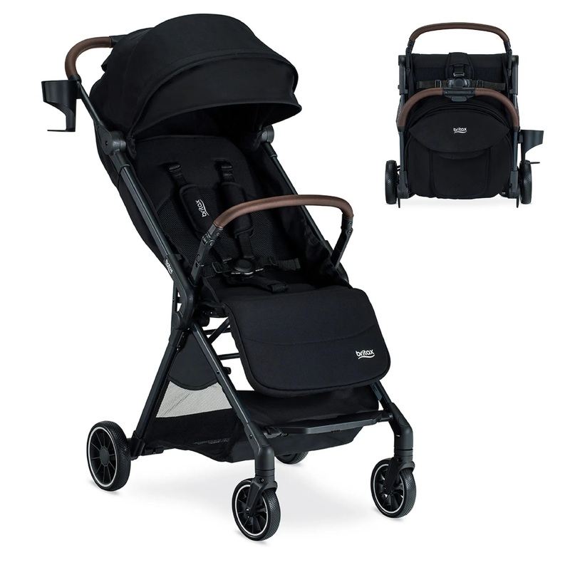 Juniper Compact Stroller, Lightweight Fold-and-Go Design – Raven Black