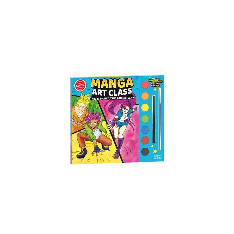 Klutz Manga Art Class – Ink & Paint The Anime Way