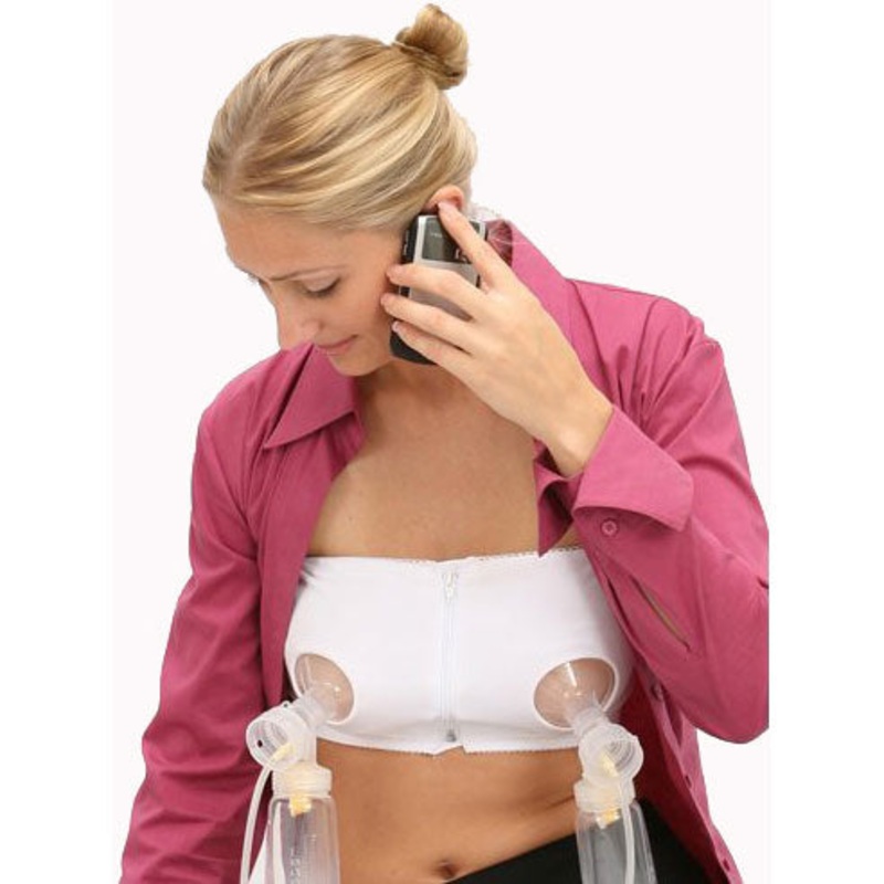 Medela Easy Expression Bustier (White) – Medium