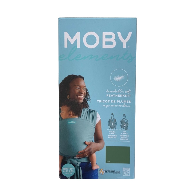 Moby Elements Baby Wrap Carrier, Kiwi