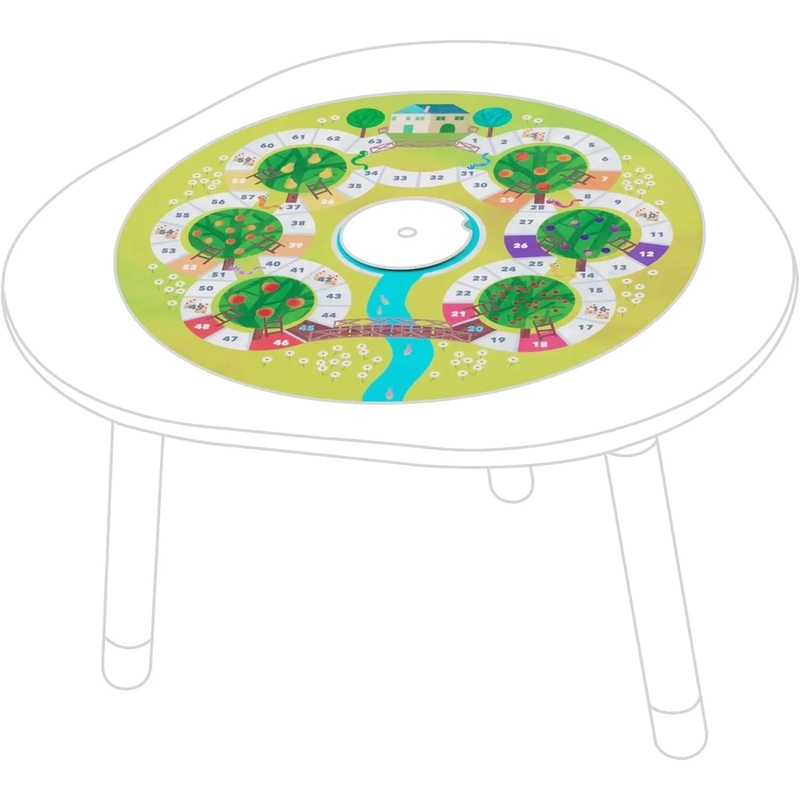 MuTable DISKcover, Fruits & Vegetables – Double-Sided Play Board (See Description)