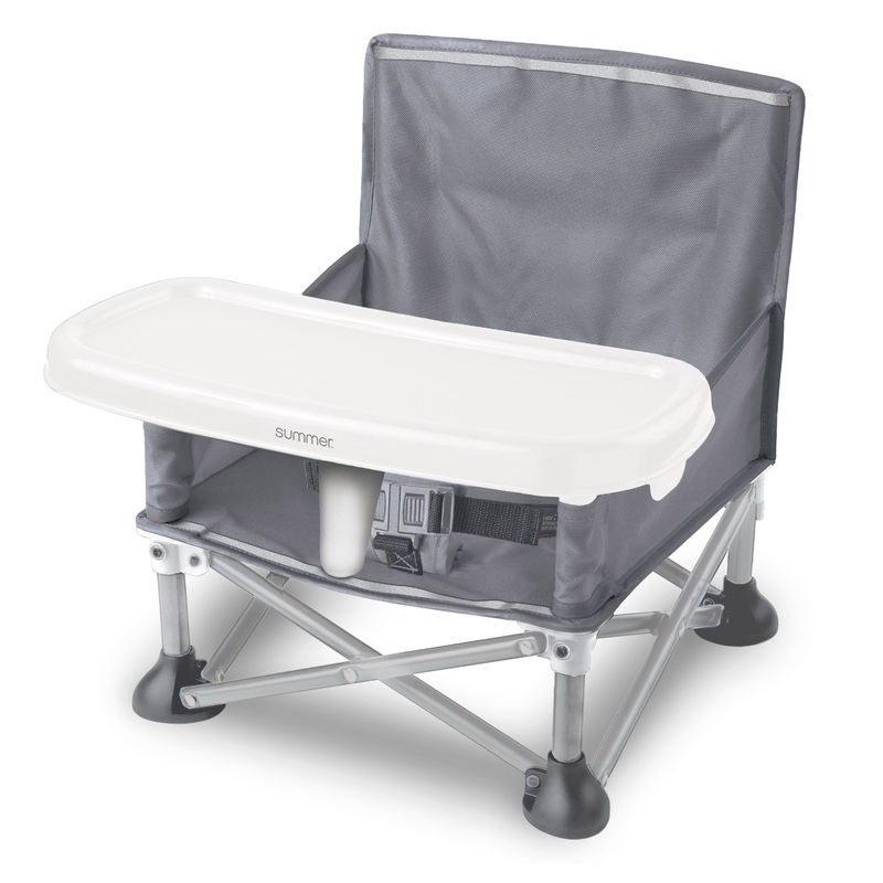 Pop ‘N Sit Portable Booster – Gray
