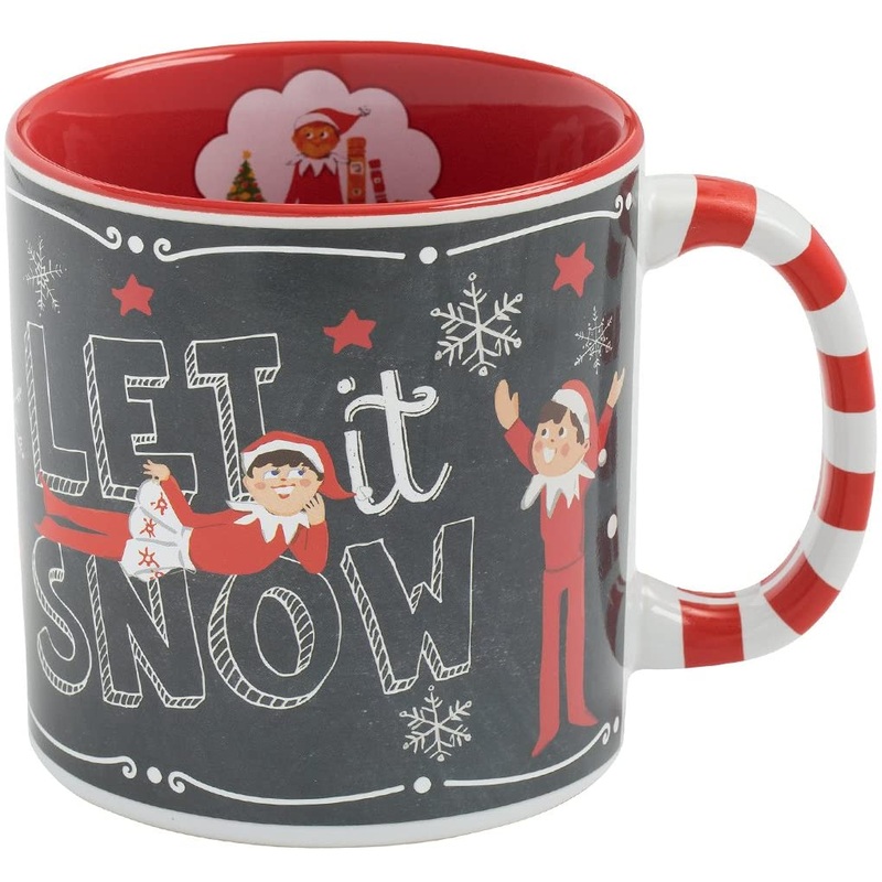 Vandor The Elf On The Shelf Heat Reactive 20-Ounce Ceramic Mug