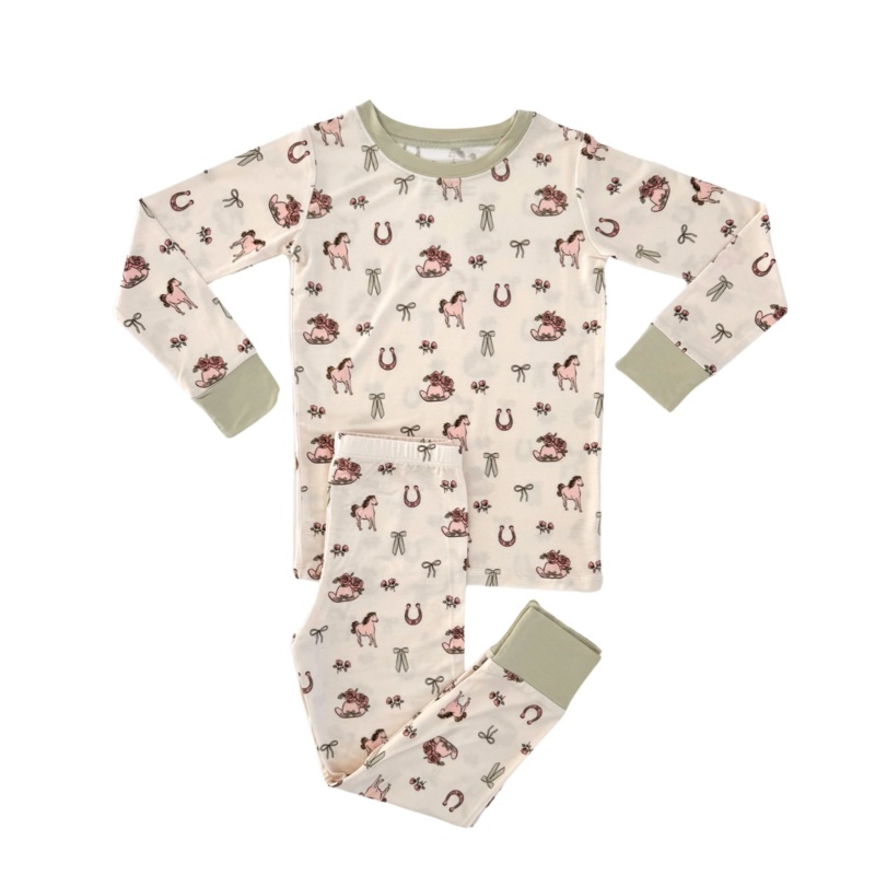 2 Piece PJ Set – Yeehaw Cowgirl