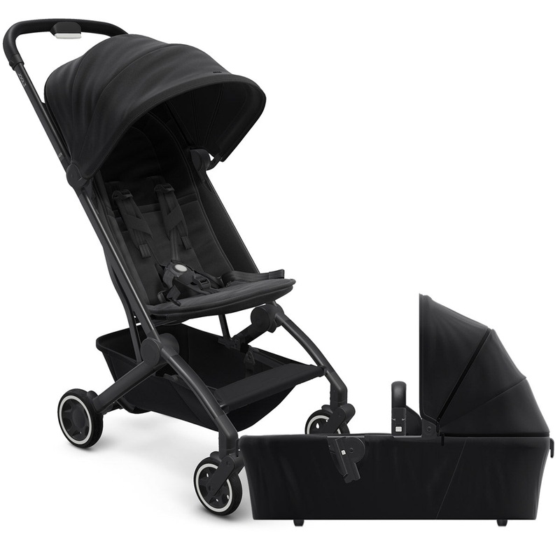 Joolz Aer Lightweight Compact Stroller + Bassinet Bundle – Refined Black