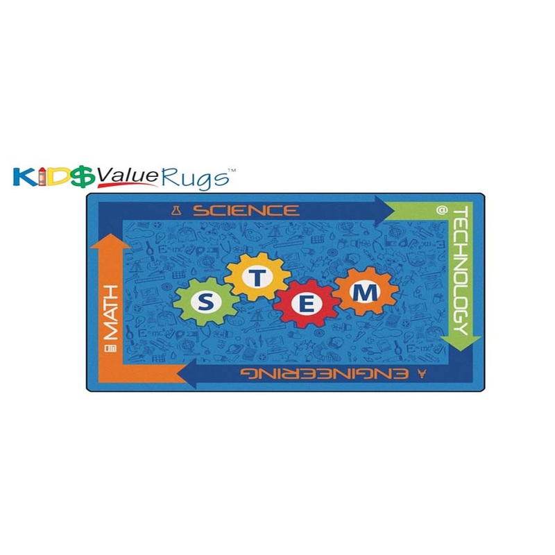 Kid$ Value Rugs STEM (4′ x 6′)