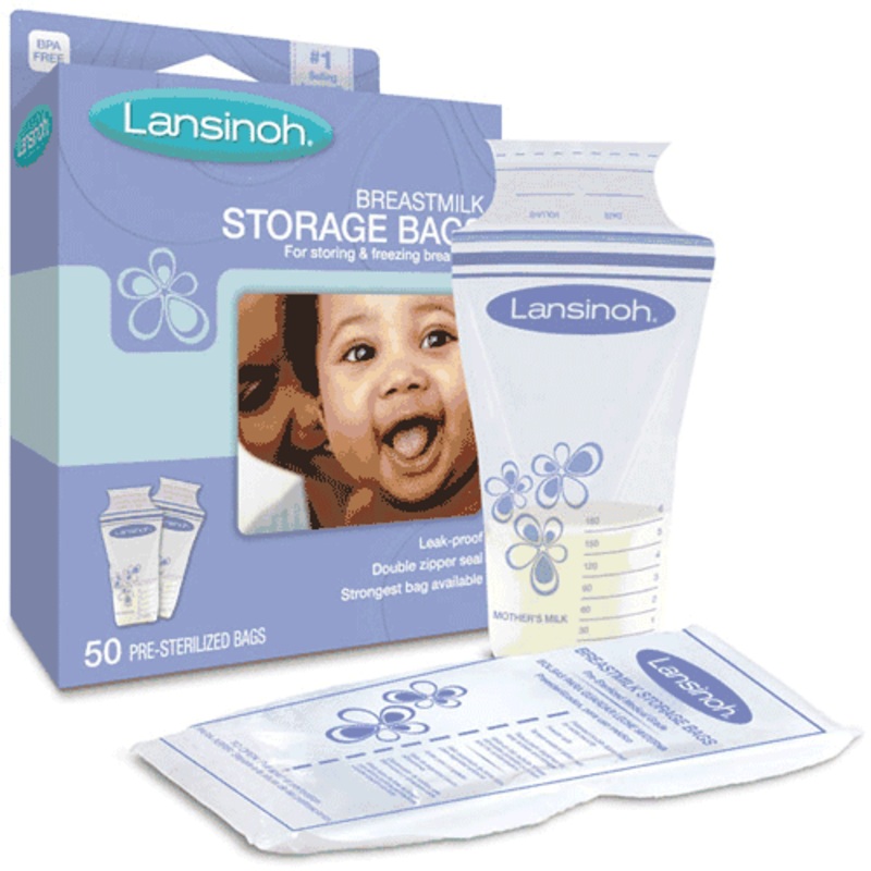 Lansinoh Breast Milk Storage Bags – 50 Count