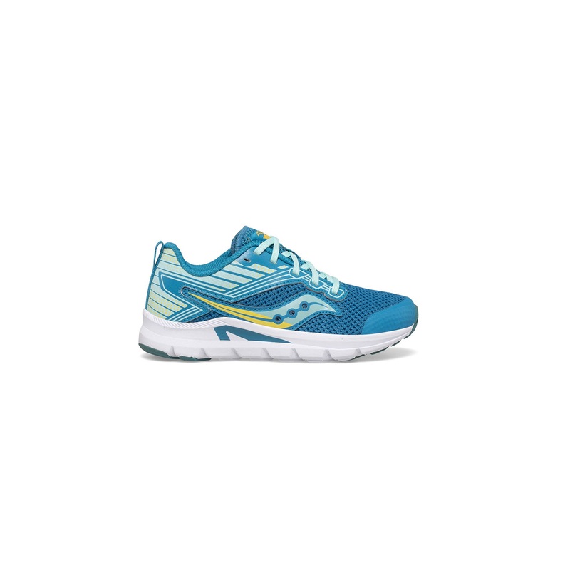 Saucony Axon Sneaker – Turquoise/Yellow