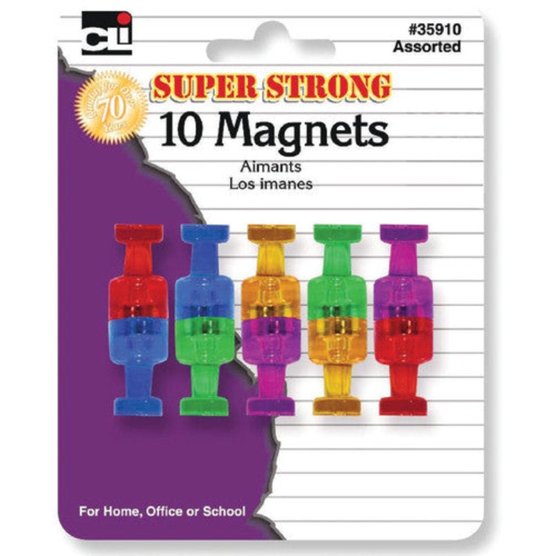 Super Strong Magnets, Pack of 10