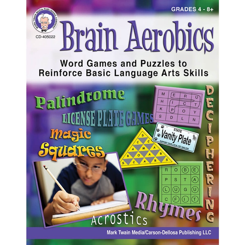 Brain Aerobics Workbook Grade 4-9 Paperback