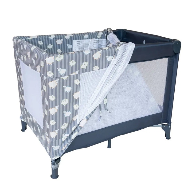 Coverplay Chenille Slipcover for Straight ArmedPlay Yard – Lamb Design