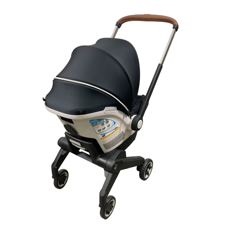 Evenflo Gold Shyft Dual Ride Infant Car Seat Stroller Combo, 2024, Onyx
