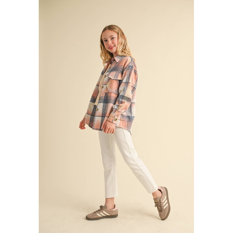Heart And Arrow One Pocket Shacket