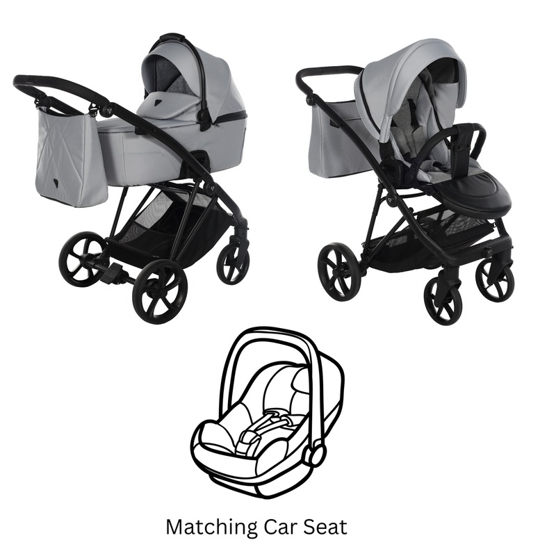 JUNAMA AIR V3 GREY – 3IN1 (INCLUDES CAR SEAT)