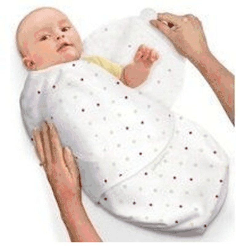Kiddopotamus SwaddleMe Small Cotton Knit in Confetti Print