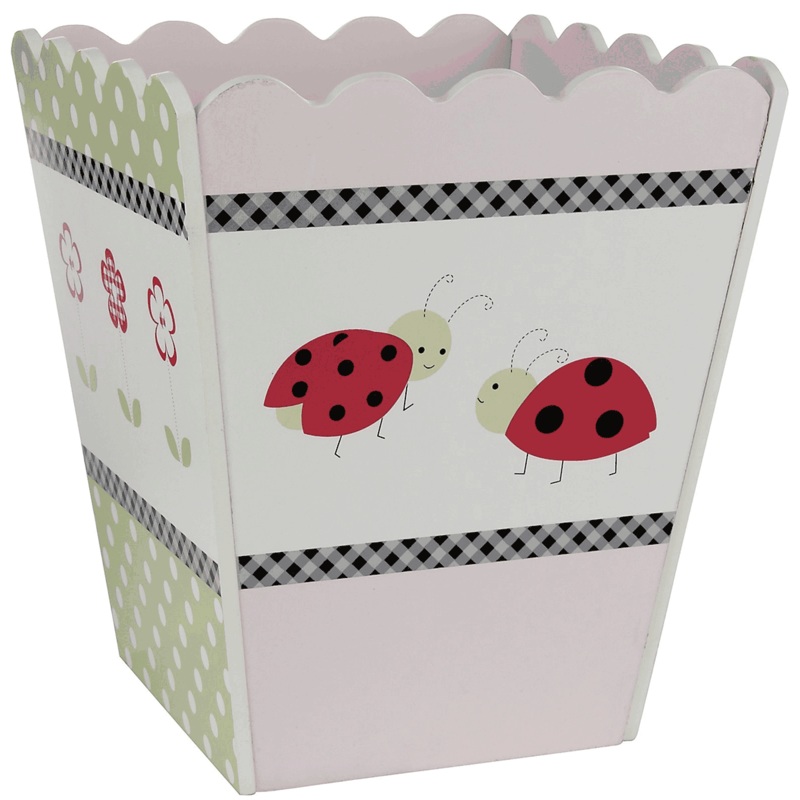 KidsLine Lady Bug Waste Basket