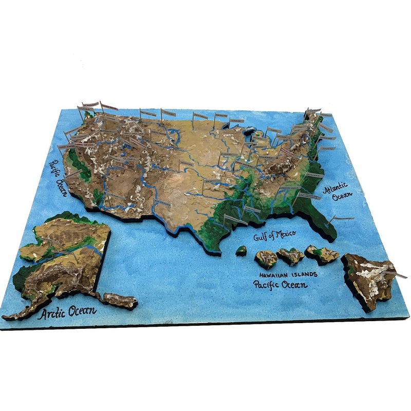 Learn At Home US Map Project