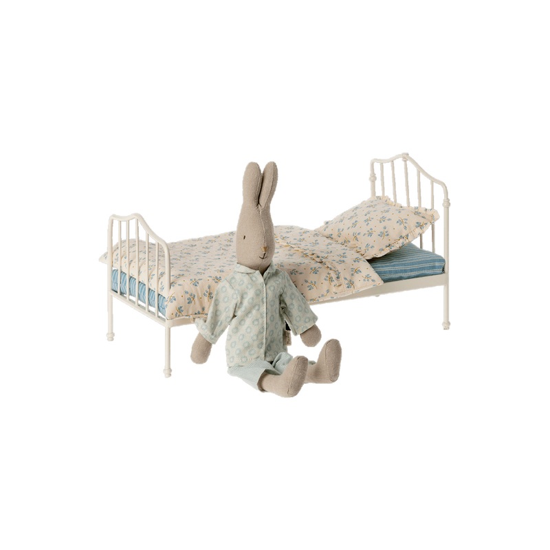 Maileg Miniature Bed, Mini – Blue