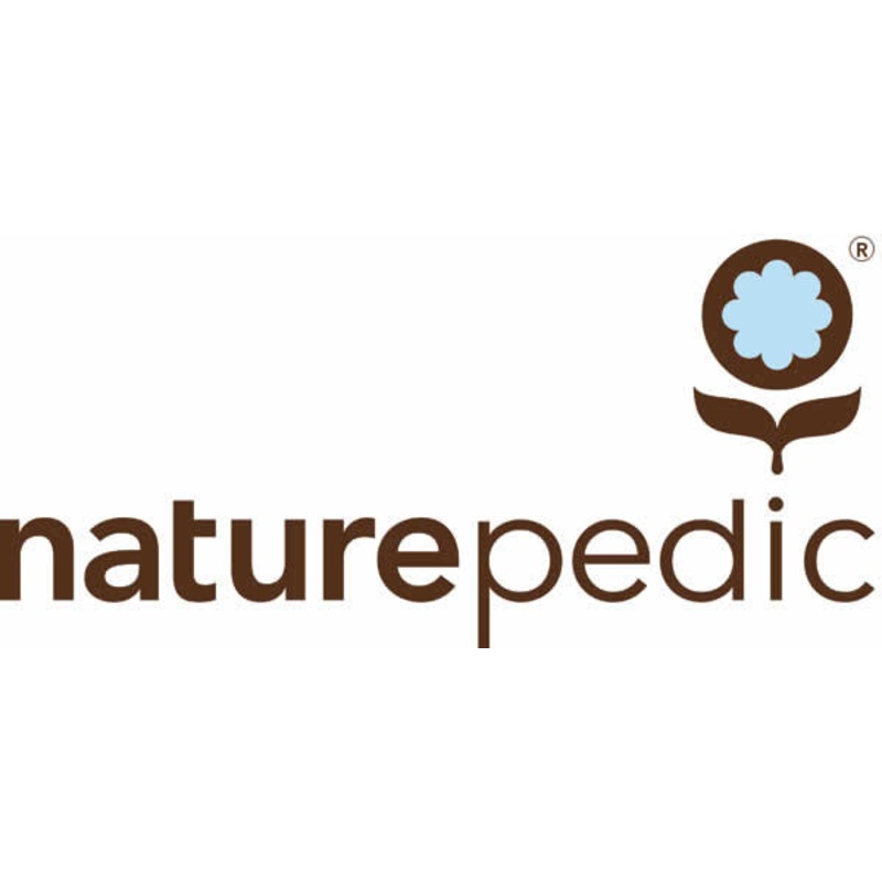Naturepedic Organic Cotton Fitted Stokke Sleepi Mini Fitted Sheet – White