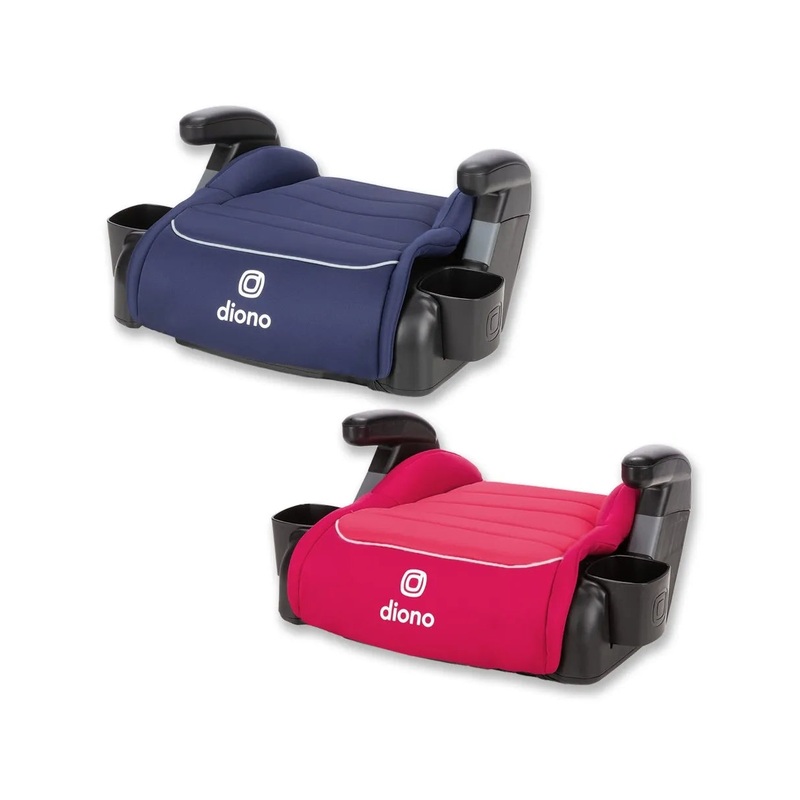 Toddler Connect3R – Pack of 2 Backless Booster Car Seats – Blue Surge /pink Cotton Candy