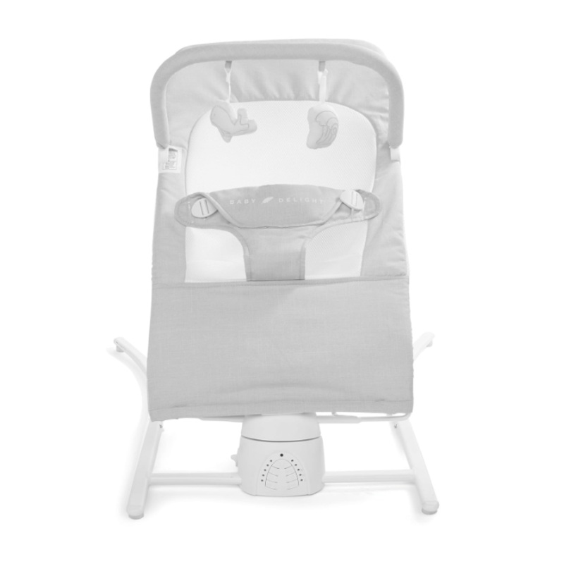 Baby Delight Alpine Wave Deluxe Bouncer With Motion, Driftwood Grey