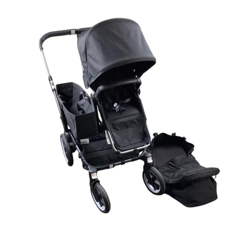 Bugaboo Donkey 5 Mono Stroller, 2021, Midnight Black, Graphite, Midnight Black