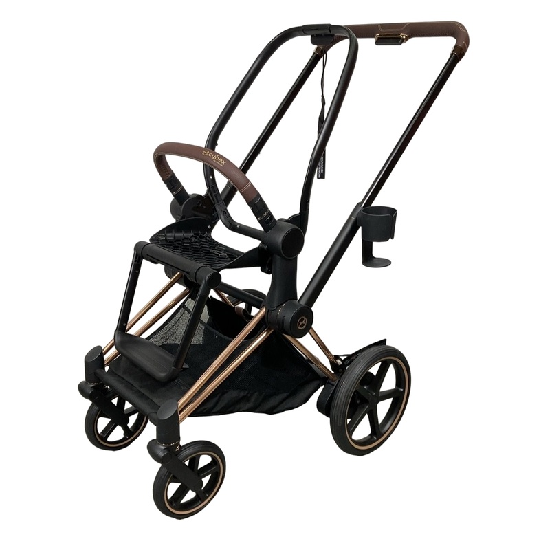 Cybex E-PRIAM Stroller Frame Only, 2019, Rosegold, without Battery
