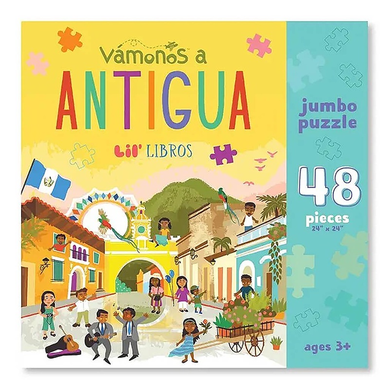 GSP VAMONOS Antigua Jumbo Puzzle 48 Piece – Lil’ Libros