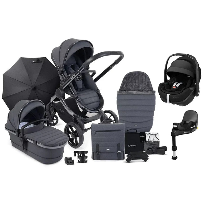 iCandy Peach 7 Complete Travel System with Pebble 360 Pro 2 – Grey