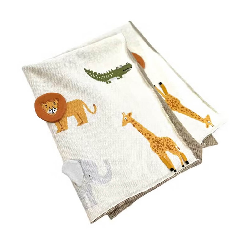 Jacquard Knit Blanket Savannah