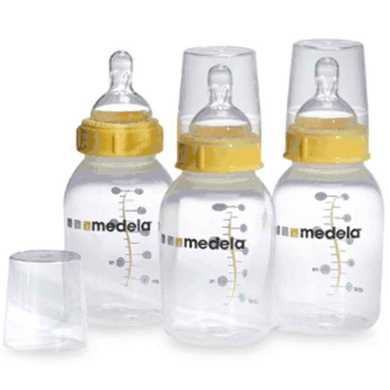 Medela Set of Three 5-Ounce Breastmilk Bottles with Bonus 8-Ounce Bottle