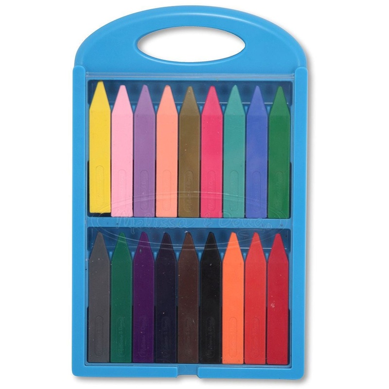 Melissa & Doug Take-Along Jumbo Crayon Set
