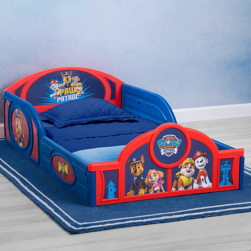 PAW Patrol Plastic Sleep and Play Toddler Bed