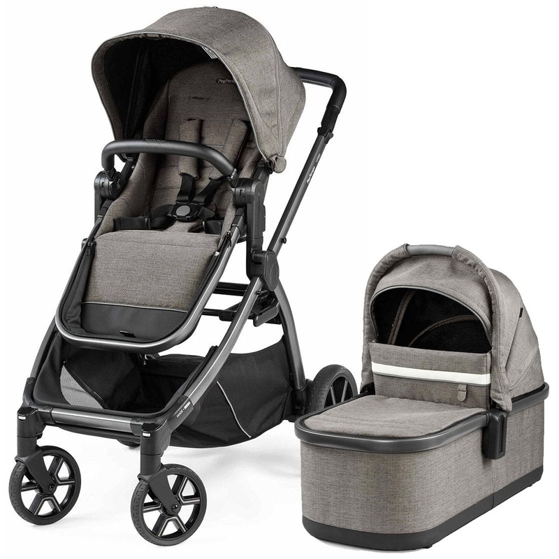 Peg Perego YPSI Stroller + Bassinet Bundle – City Grey