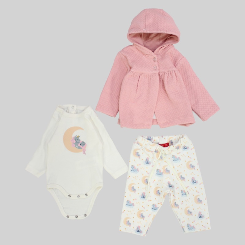 Sleepy Unicorn Long-Sleeved Fleeced Pajama