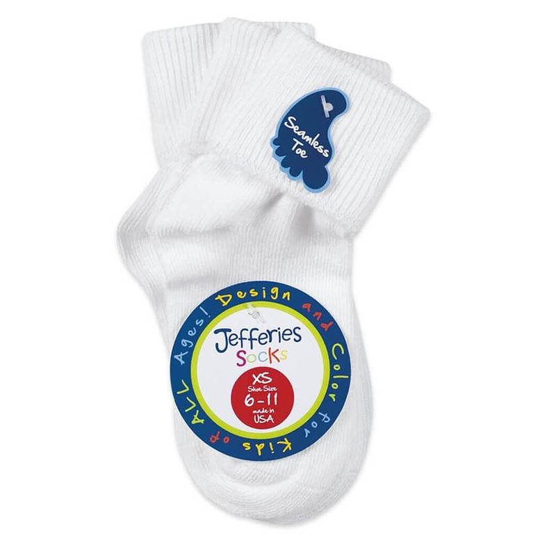 Smooth Toe Turn Cuff Socks 3 Pair Pack