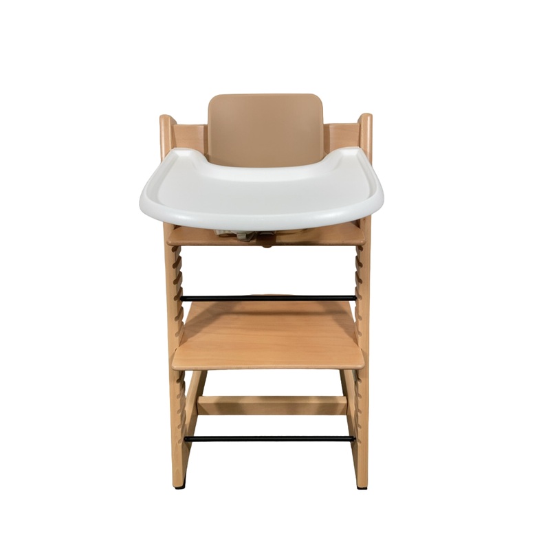 Stokke Tripp Trapp High Chair with Baby Set and Tray, Natural, Natural