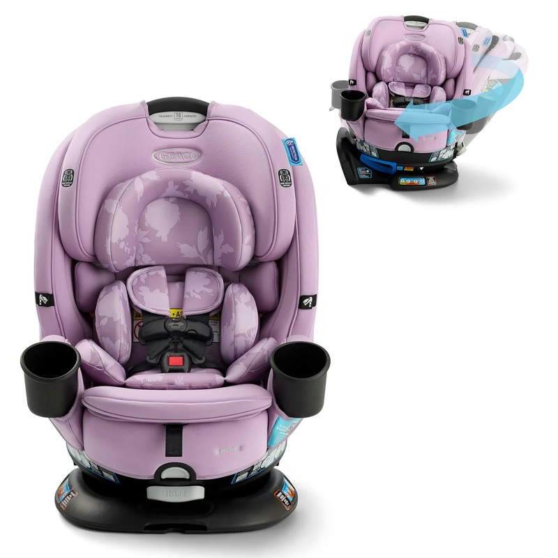 Turn2Me 3-In-1 Rotating Car Seat – Lilac