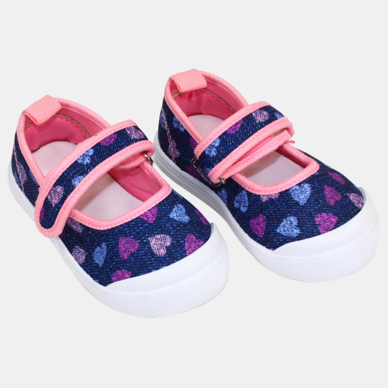 Baby Girls’ Navy Canvas Shoes