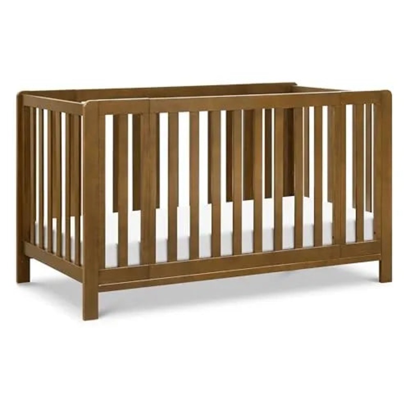 Colby GROW 6-in-1 Convertible Bassinet to Crib in Walnut