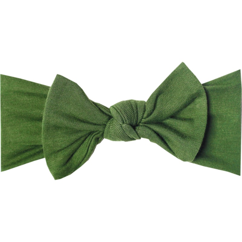 Copper Pearl Knit Headband Bow | Alder