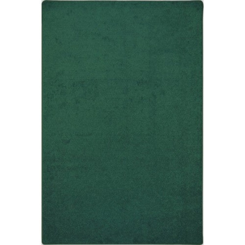 Endurance Solid Color Rug, 6′ x 9′ Rectangle, Forest