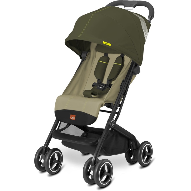 GB Qbit Plus Compact Stroller – Lizard Khaki