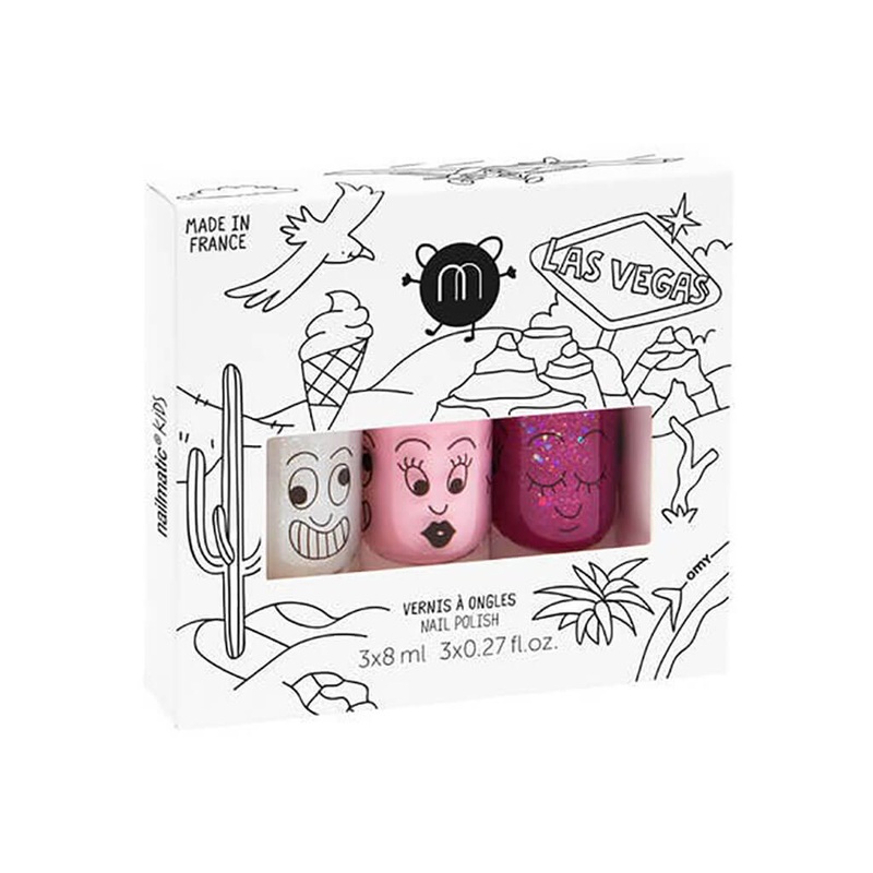 Nailmatic Kids Nail Polishes Set 3 Las Vegas