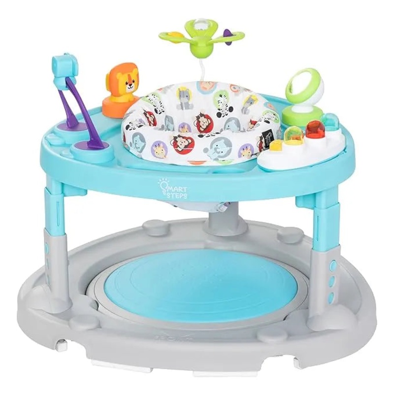 Smart Steps Bounce N Glide 3-in-1 Activity Center Walker – Jungle Life