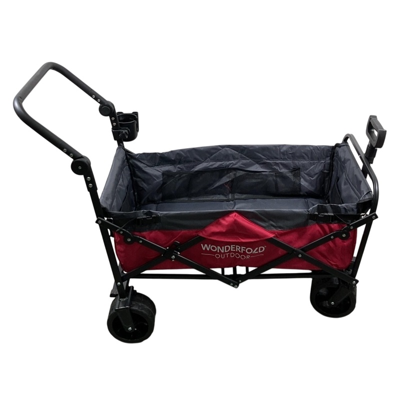 Wonderfold S3 Outdoor Utility Wagon, Burgundy