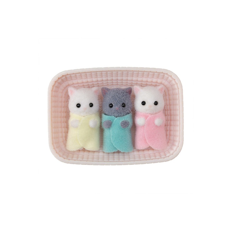 Calico Critters Persian Cat Triplets