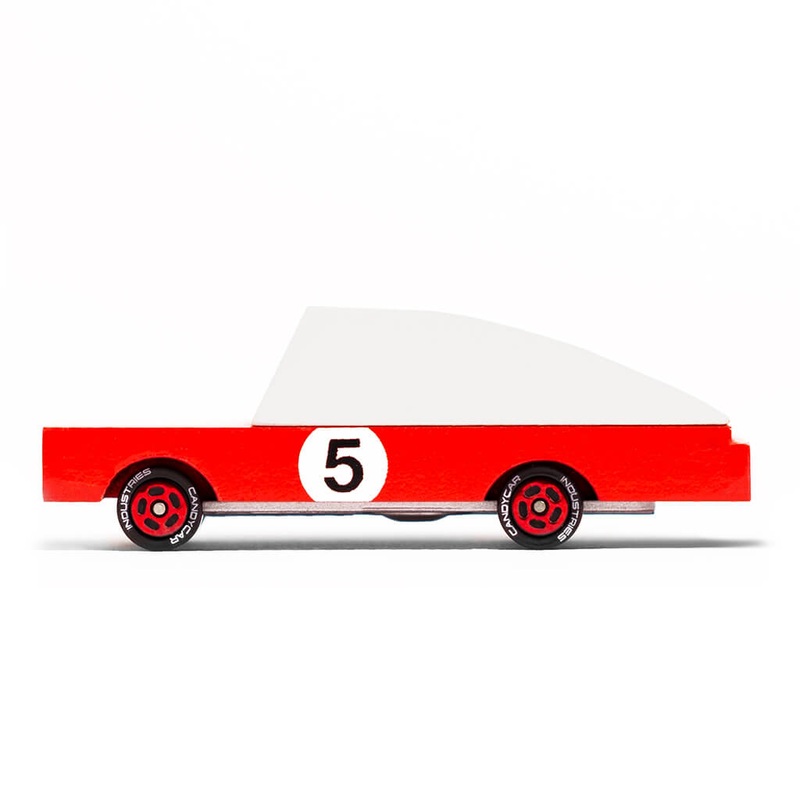 Candylab Red Racer #5 Toy Car